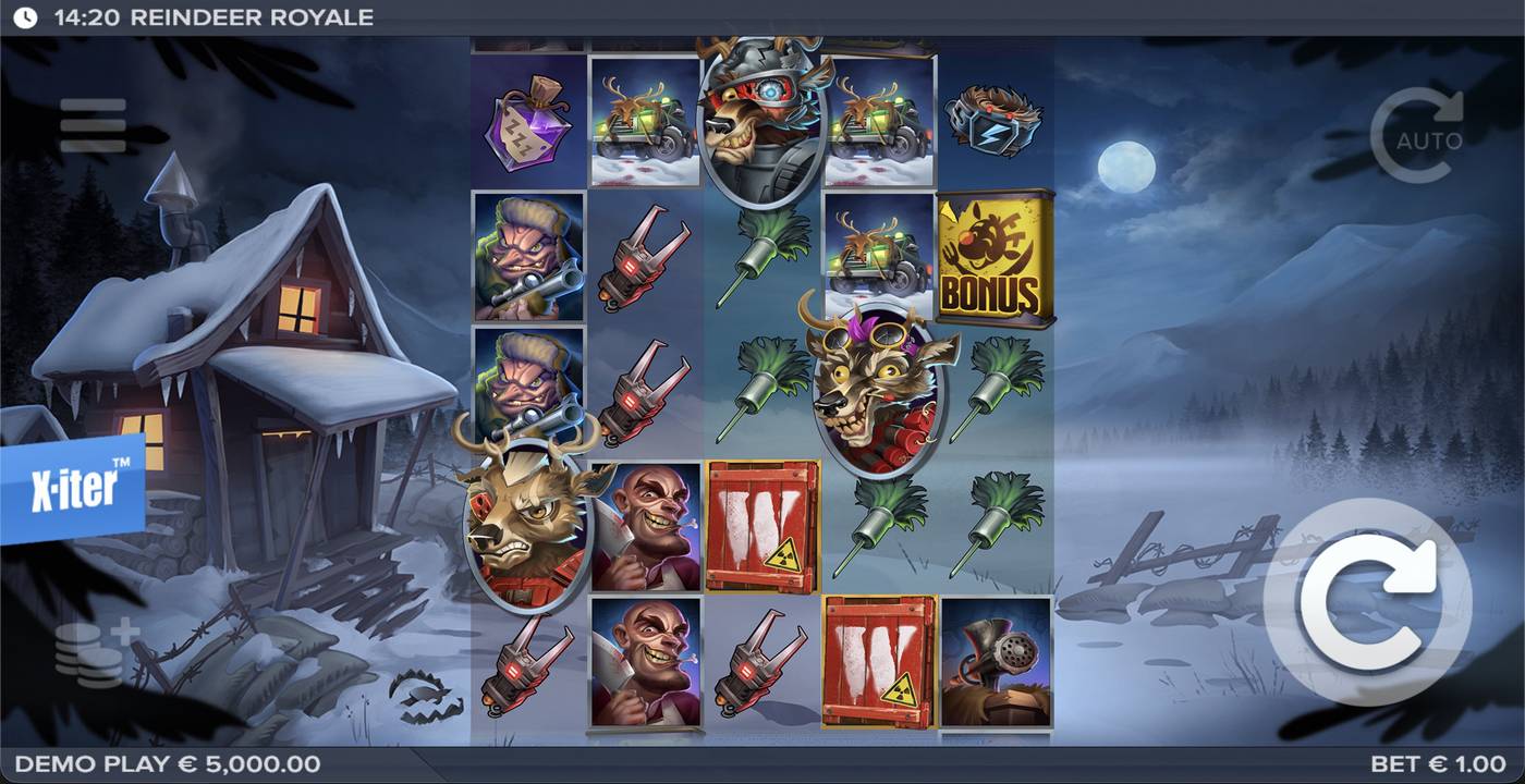 Reindeer Royale: image of main menu