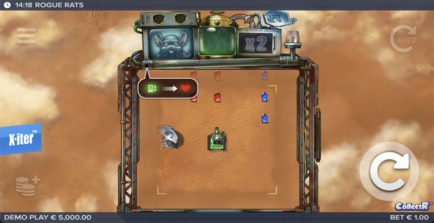 Rogue Rats of Nitropolis: image of main menu
