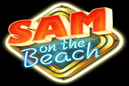 Sam on the Beach Online Slot Logo