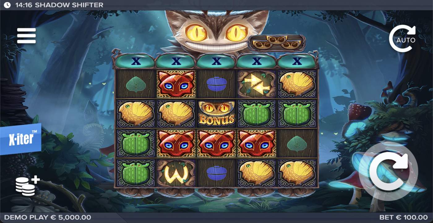 Shadow Shifter: image of main menu