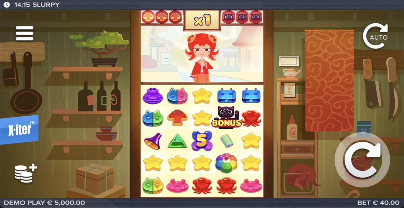 Slurpy: image of main menu
