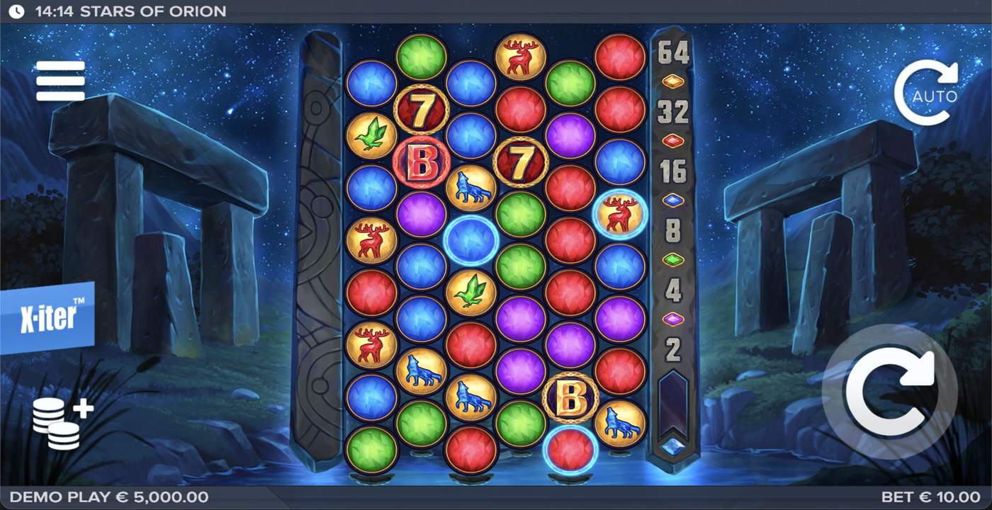Stars of Orion: image of main menu