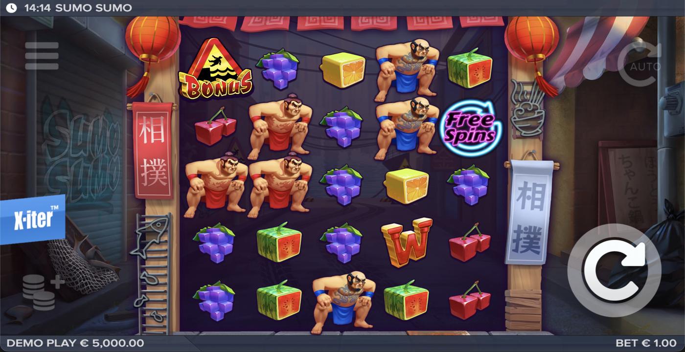 Sumo Sumo: image of main menu