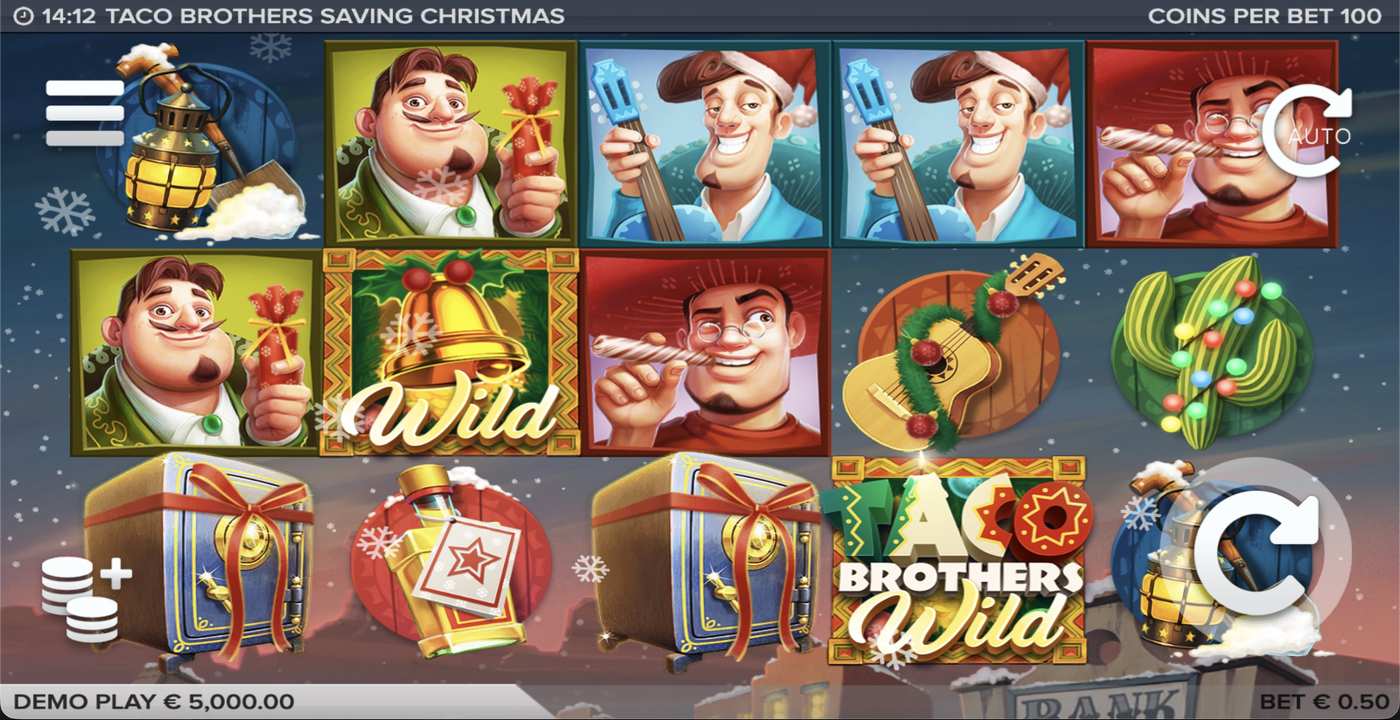 Taco Brothers Saving Christmas: image of main menu