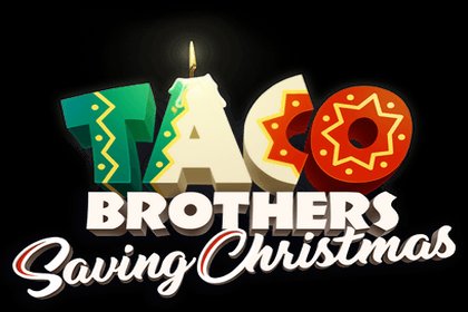 Taco Brothers Saving Christmas Online Slot Logo