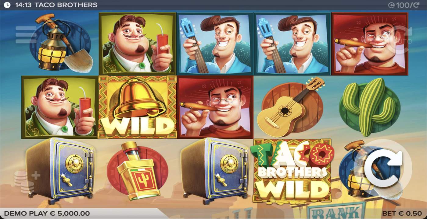 Taco Brothers: image of main menu