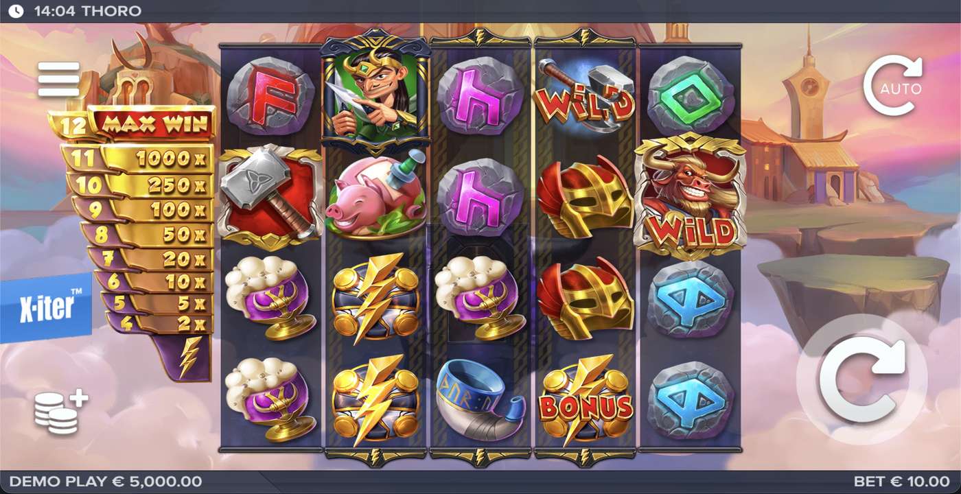 Thoro: image of main menu