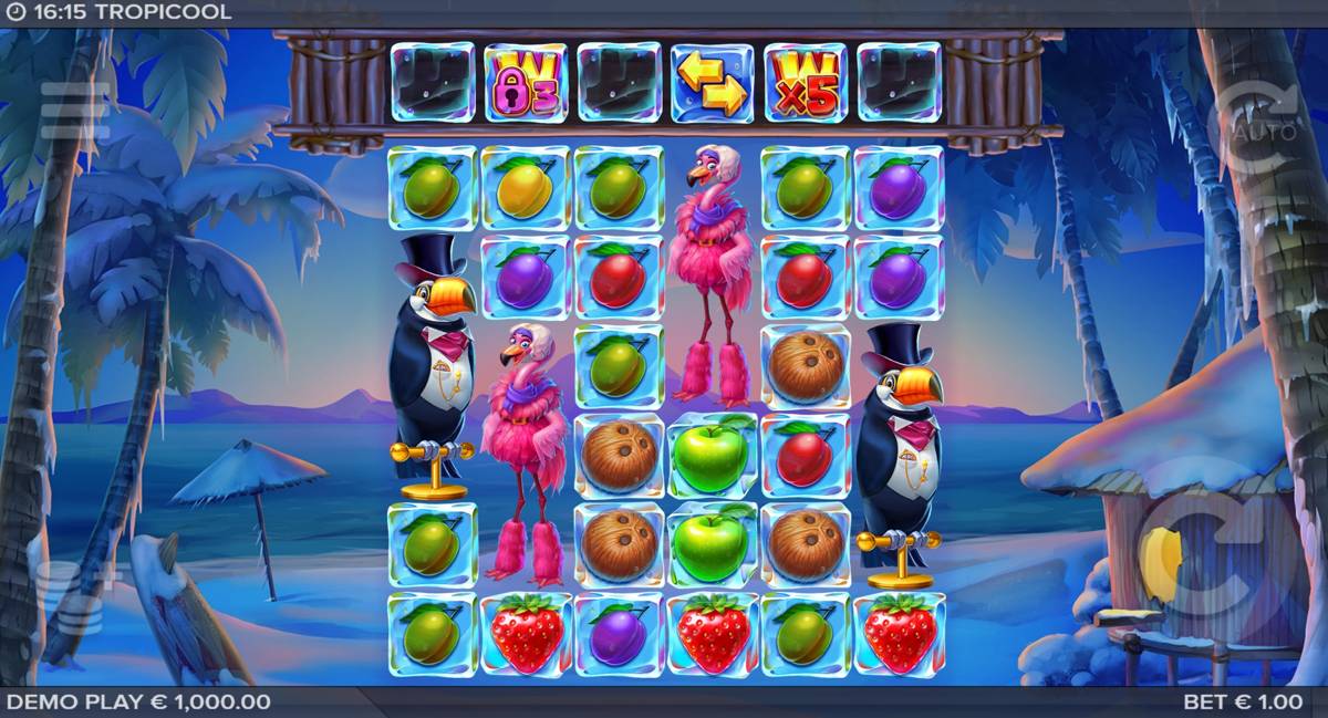 Tropi Cool: image of main menu