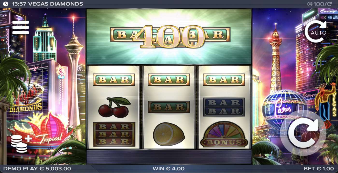 Vegas Diamonds: image of winning