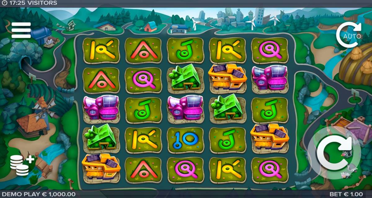 Visitors: image of main menu