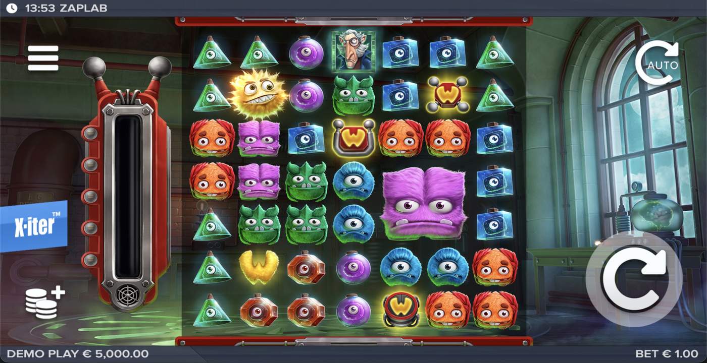 ZapLab: image of main menu