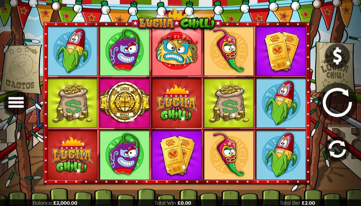 Lucha Chilli: image of main menu