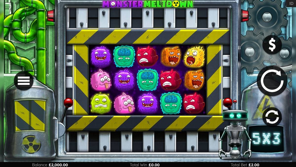 Monster Meltdown: image of main menu