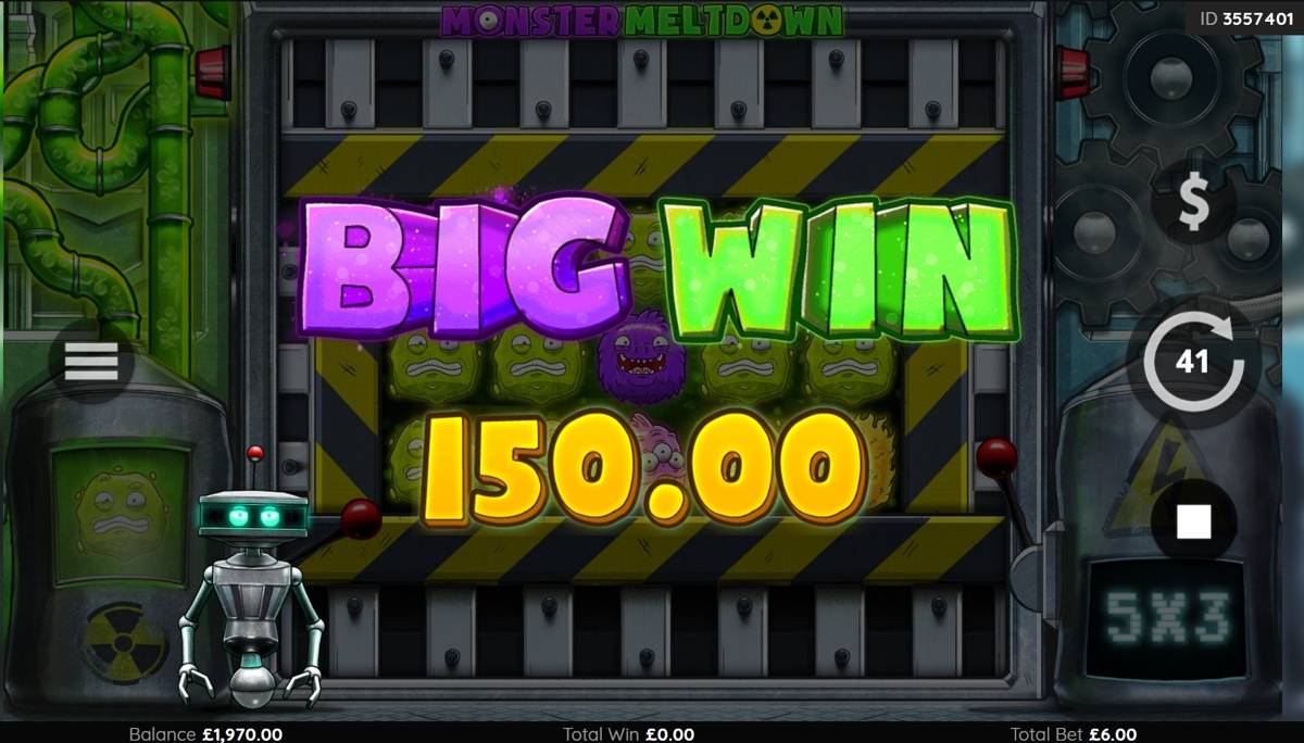 Monster Meltdown: image of winning