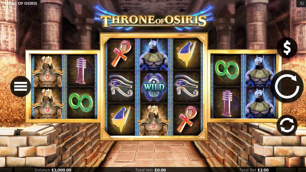 Throne of Osiris: image of main menu