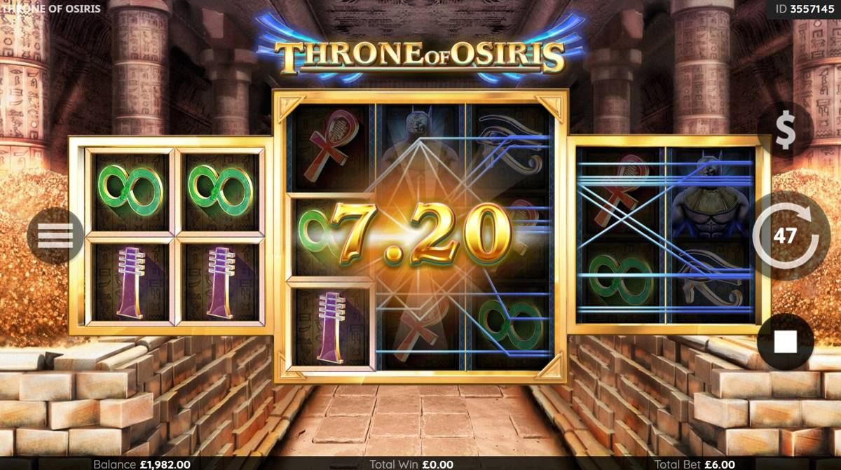 Throne of Osiris: image of winning