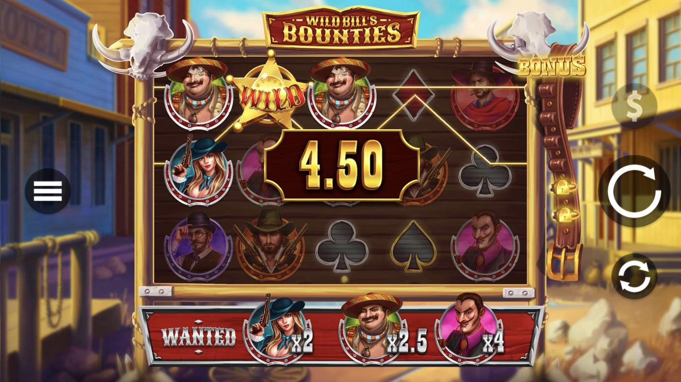 Wild Bills Bounties: image of winning