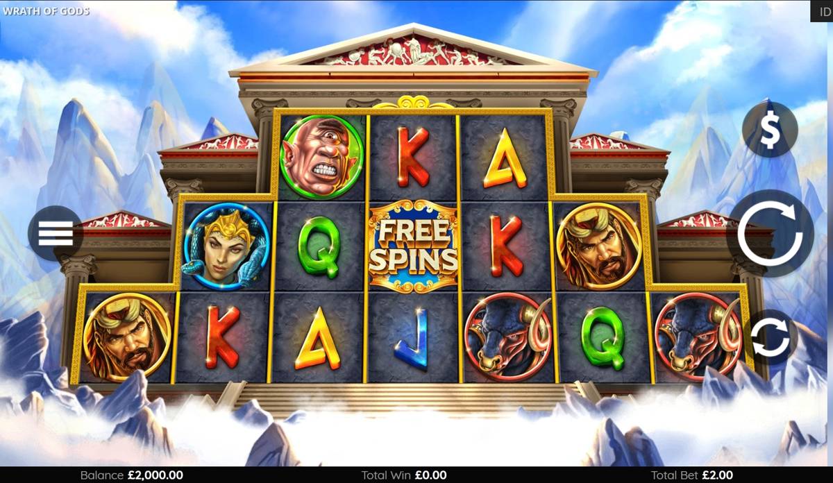 Wrath of Gods: image of main menu