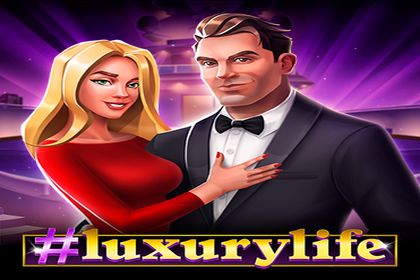 #luxurylife Online Slot Logo