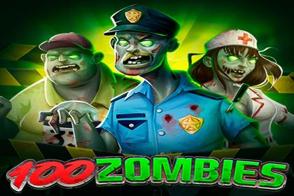 100 Zombies Online Slot Logo