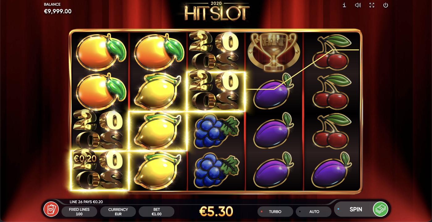 2020 HIT SLOT: image of winning