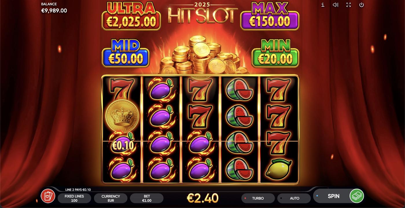 2025 Hit Slot: image of winning