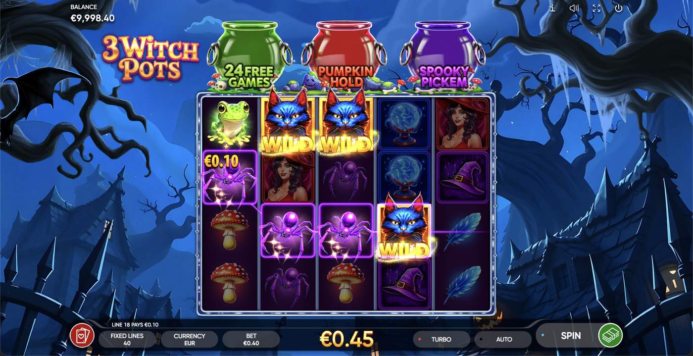 3 Witch Pots: image of winning