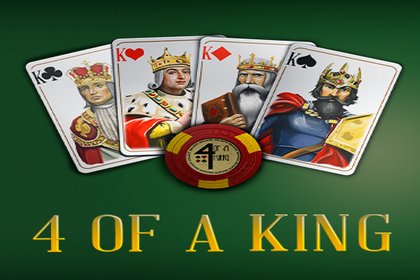 4 Of A King Online Slot Logo