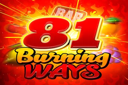 81 Burning Ways Online Slot Logo