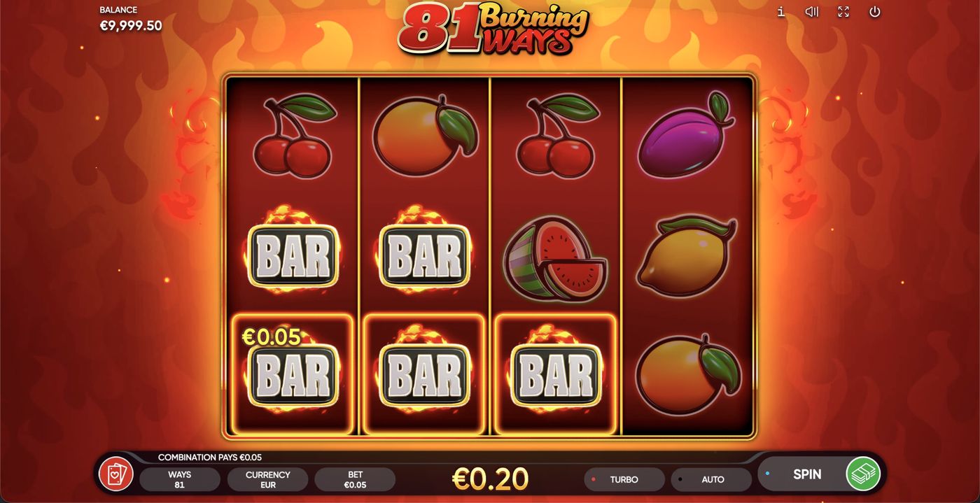 81 Burning Ways: image of winning