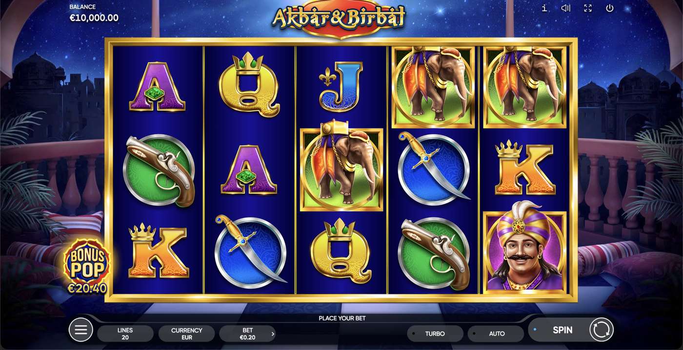 Akbar & Birbal: image of main menu