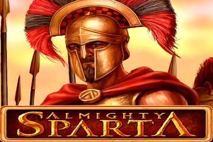 Almighty Sparta Online Slot Logo