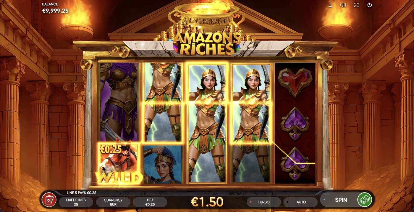 Amazons Riches: image of winning