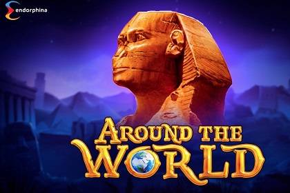 Around the World Online Slot Logo