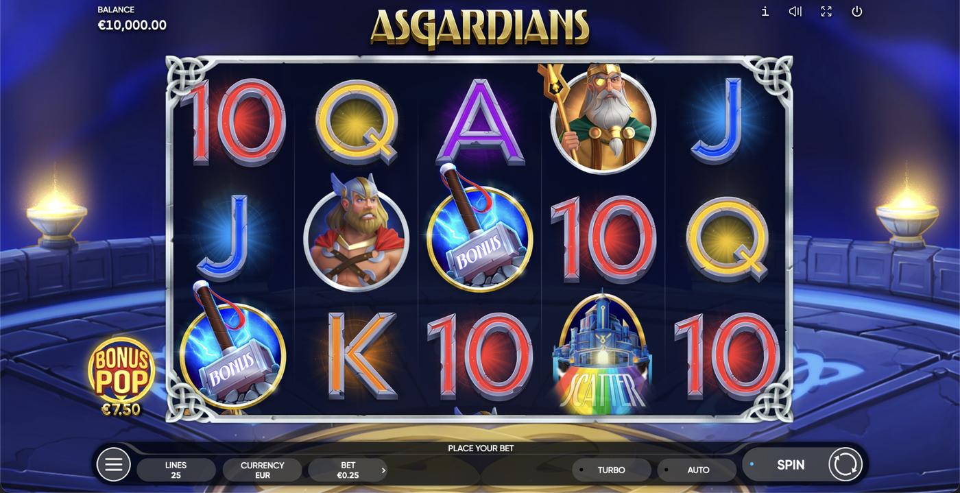 Asgardians: image of main menu