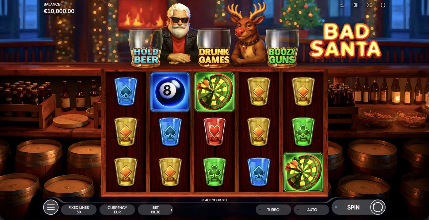 Bad Santa: image of main menu