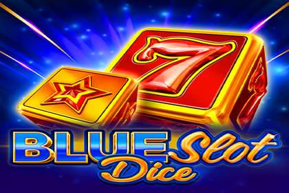Blue Slot Dice Online Slot Logo