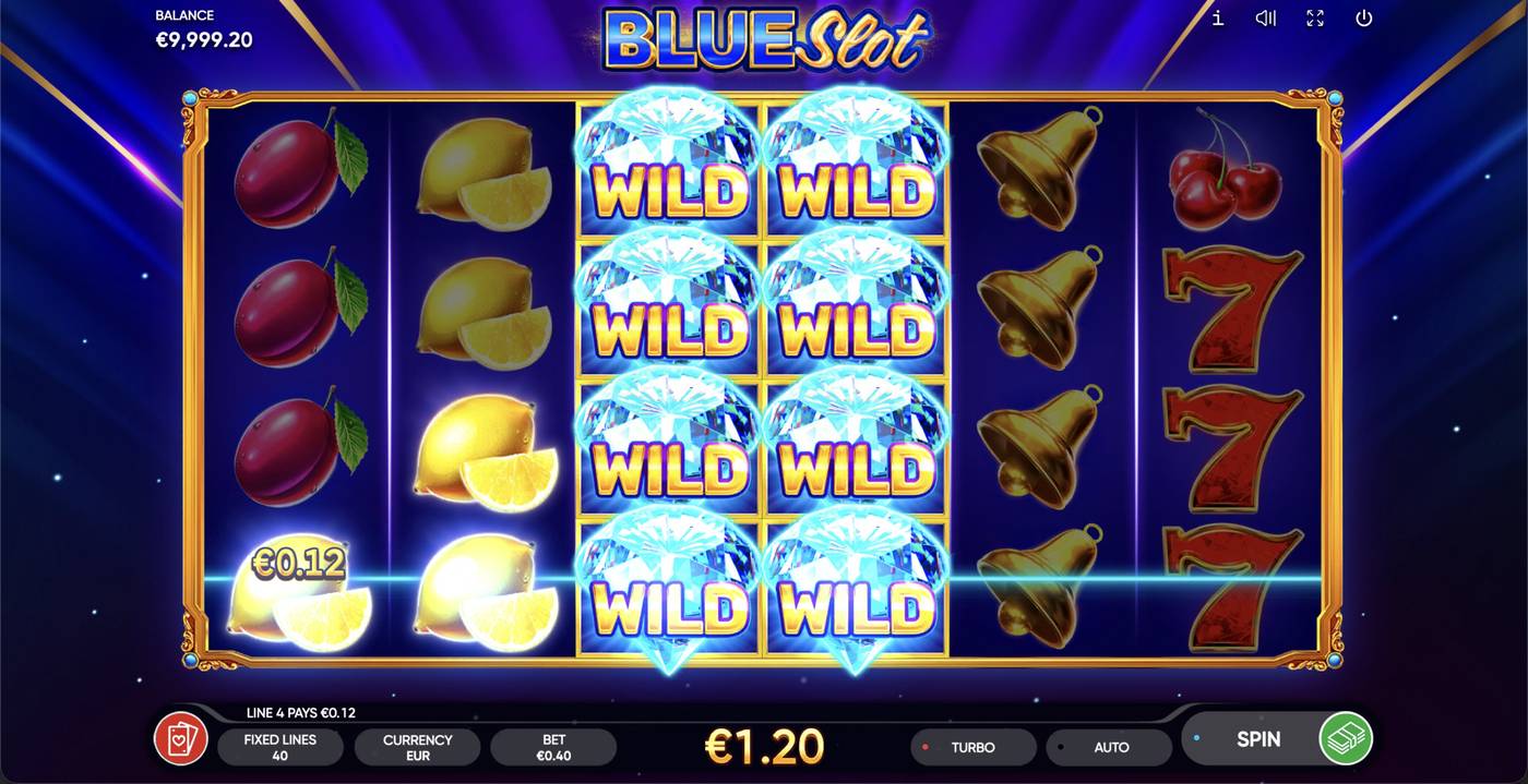Blue Slot: image of winning