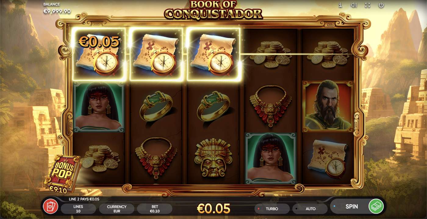 Book of Conquistador: image of winning