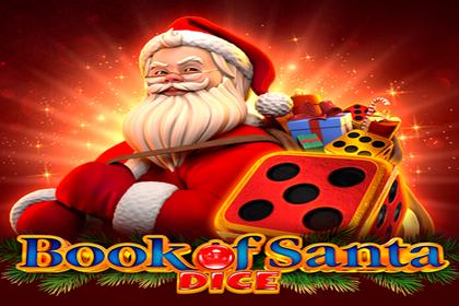 Book of Santa Dice Online Slot Logo