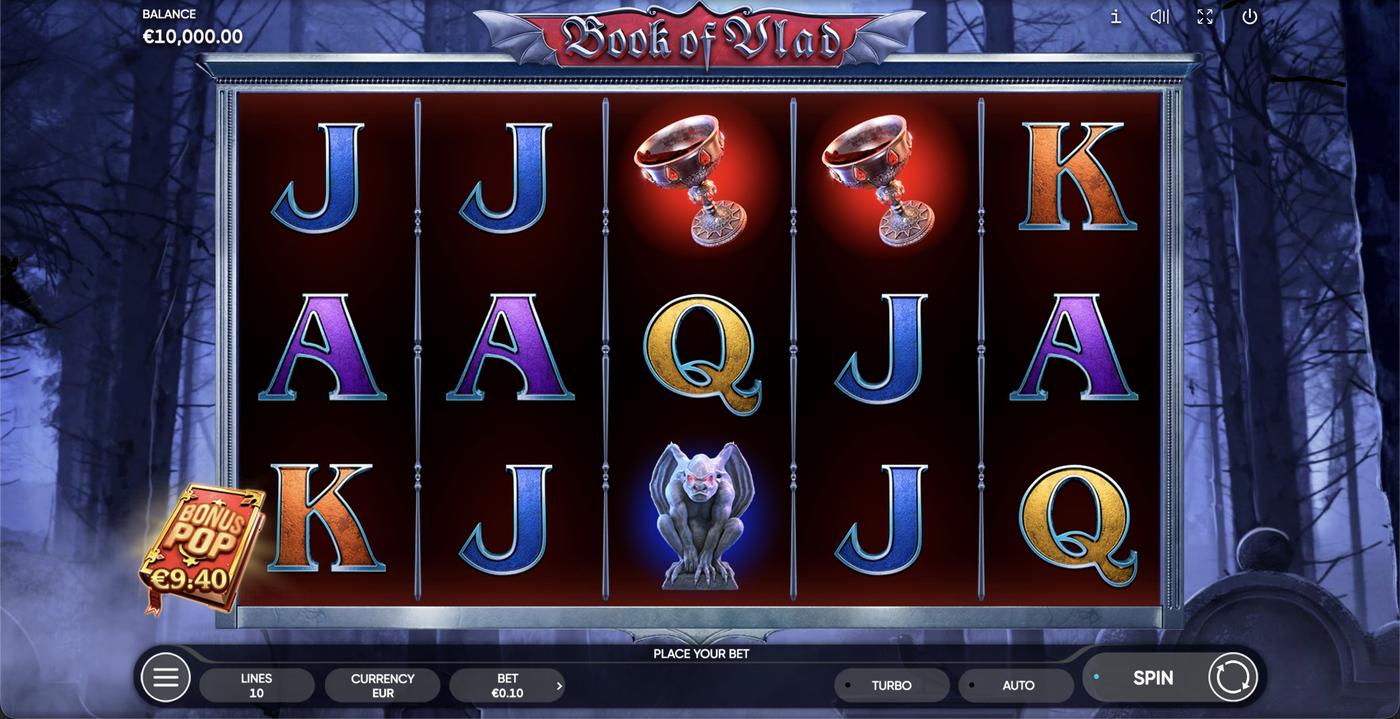 Book of Vlad: image of main menu