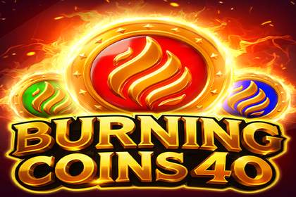 Burning Coins 40 Online Slot Logo