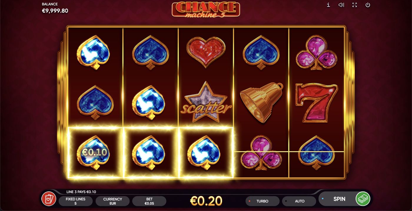 Chance Machine 5: image of winning