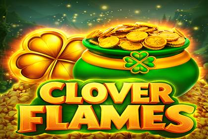 Clover Flames Online Slot Logo