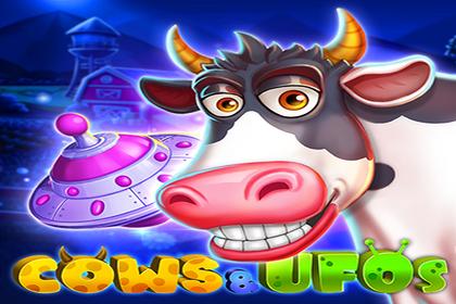Cows & UFOs Online Slot Logo