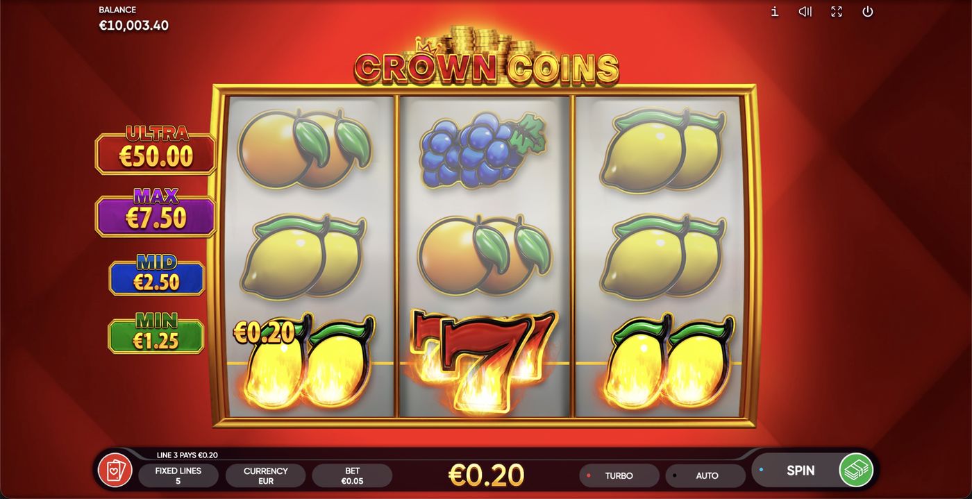Crown Coins: image of winning