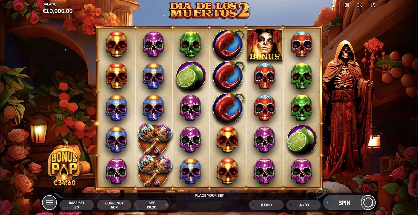 Dia de Los Muertos 2: image of main menu