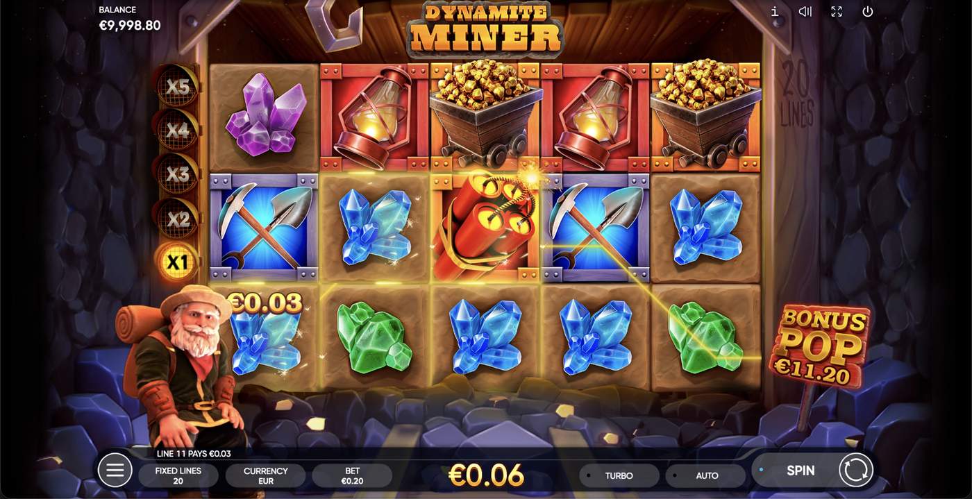 Dynamite Miner: image of winning