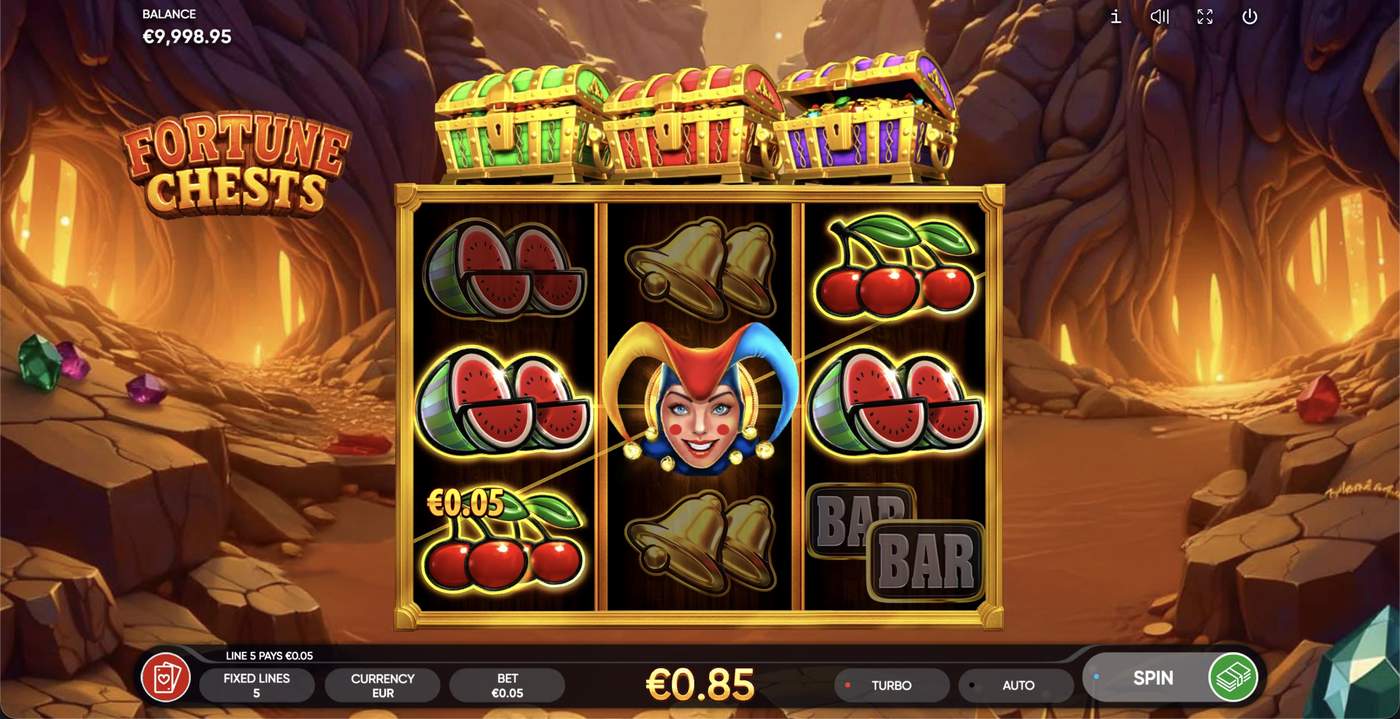 Fortune Chests: image of winning
