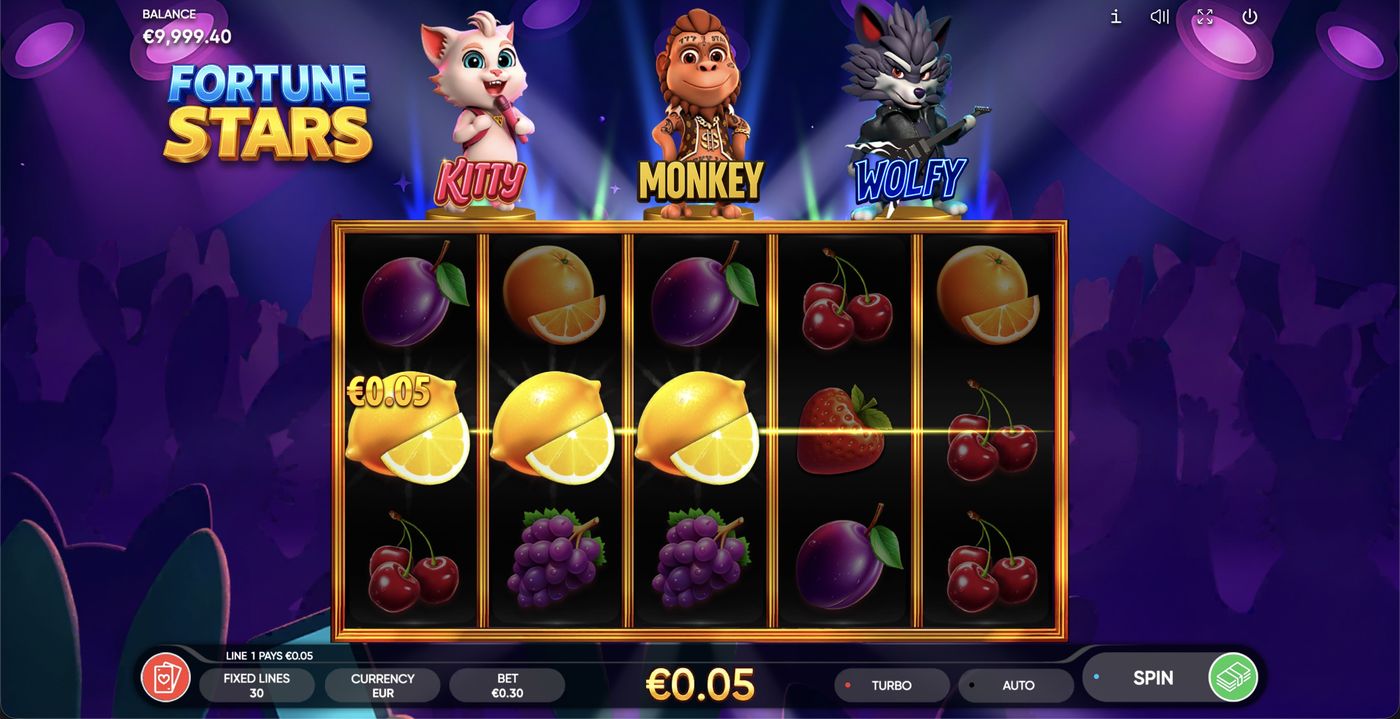 Fortune Stars: image of winning